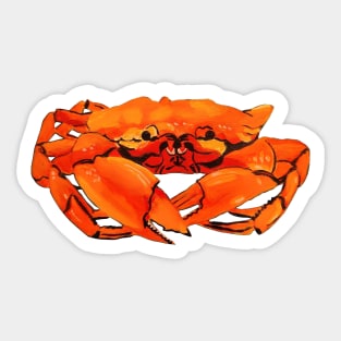 Funny Crab Sticker